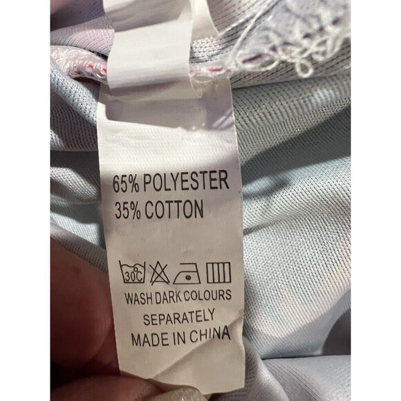 Tie Dye Off the Shoulder Jumpsuit with Pockets, Casual Polyester Large - Picture 7 of 8